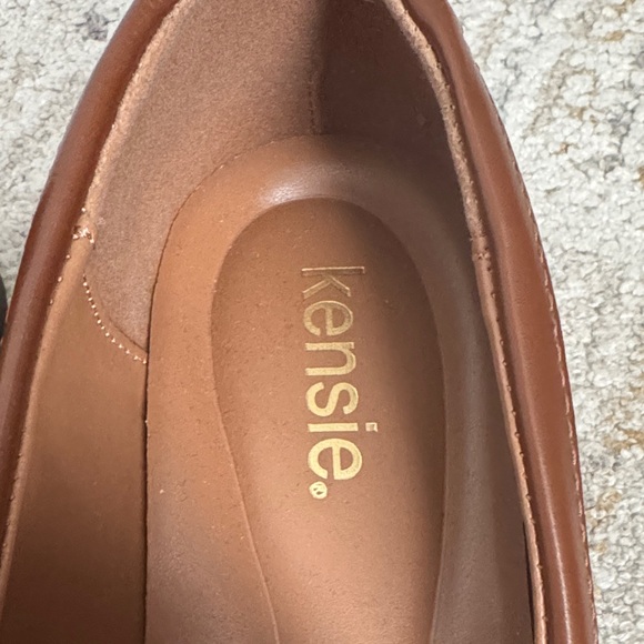 Kensie- Brown Leather Loafers - Picture 5 of 7